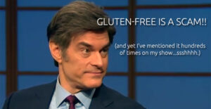 dr oz gluten free scam