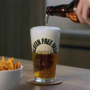 beer glass gift for celiacs