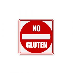 funny gluten free stickers